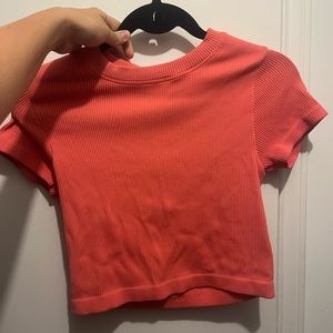 Pink target workout top size medium
